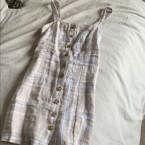 Forever 21 Plaid Button Up Dress